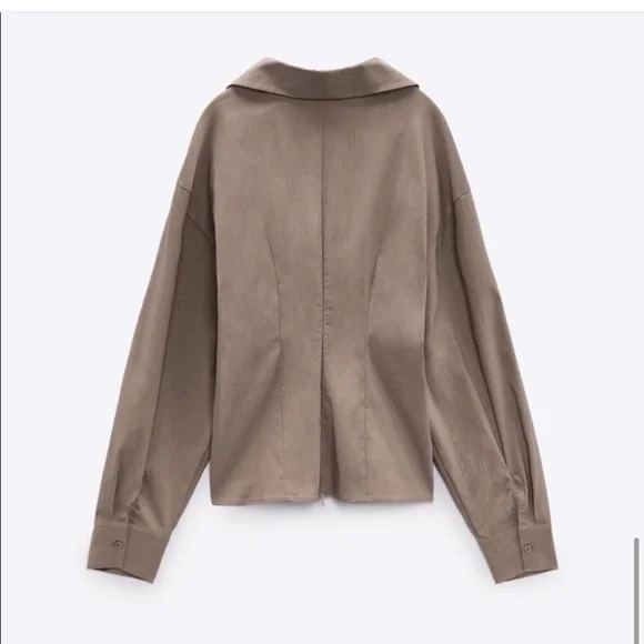 Zara Cut Out Shirt - Picture 8 of 12